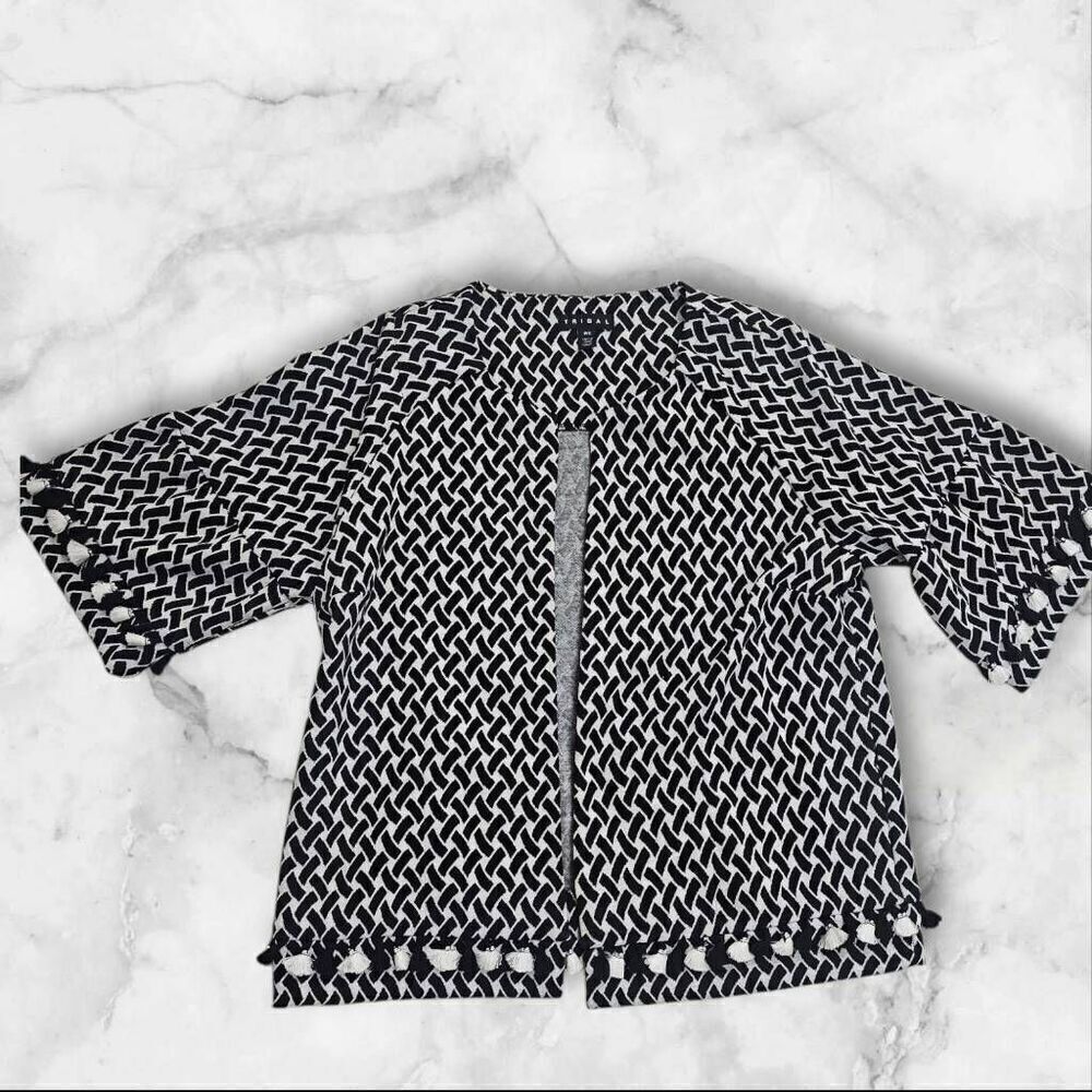 Tribal Petite Small Blazer Black & White